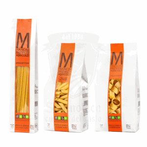 Pasta Mancini – Linea Classica: Penne Rigate, Calamarata e Spaghettoni