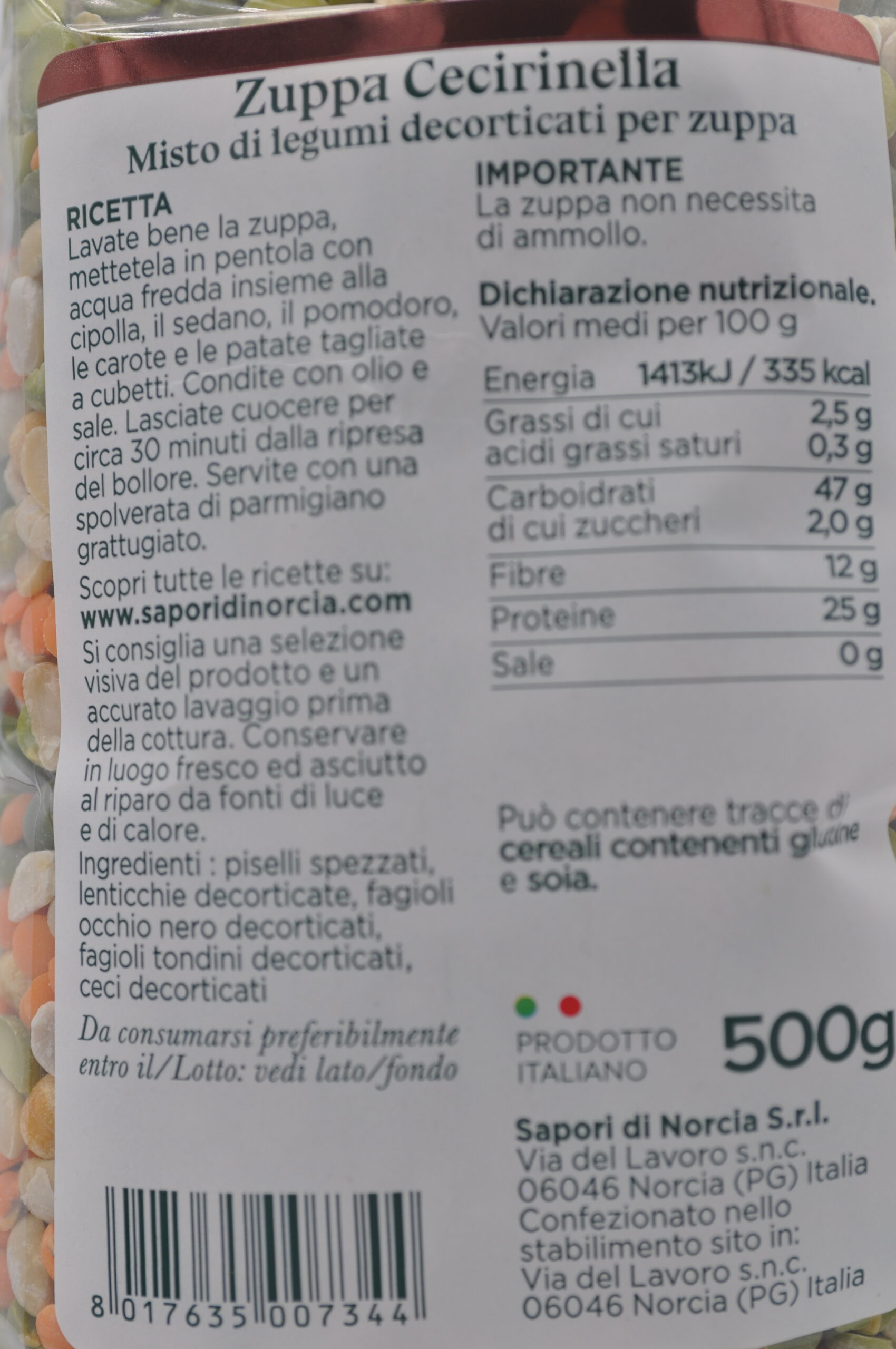 Zuppa Cecirinella - Sapori di Norcia - immagine 2