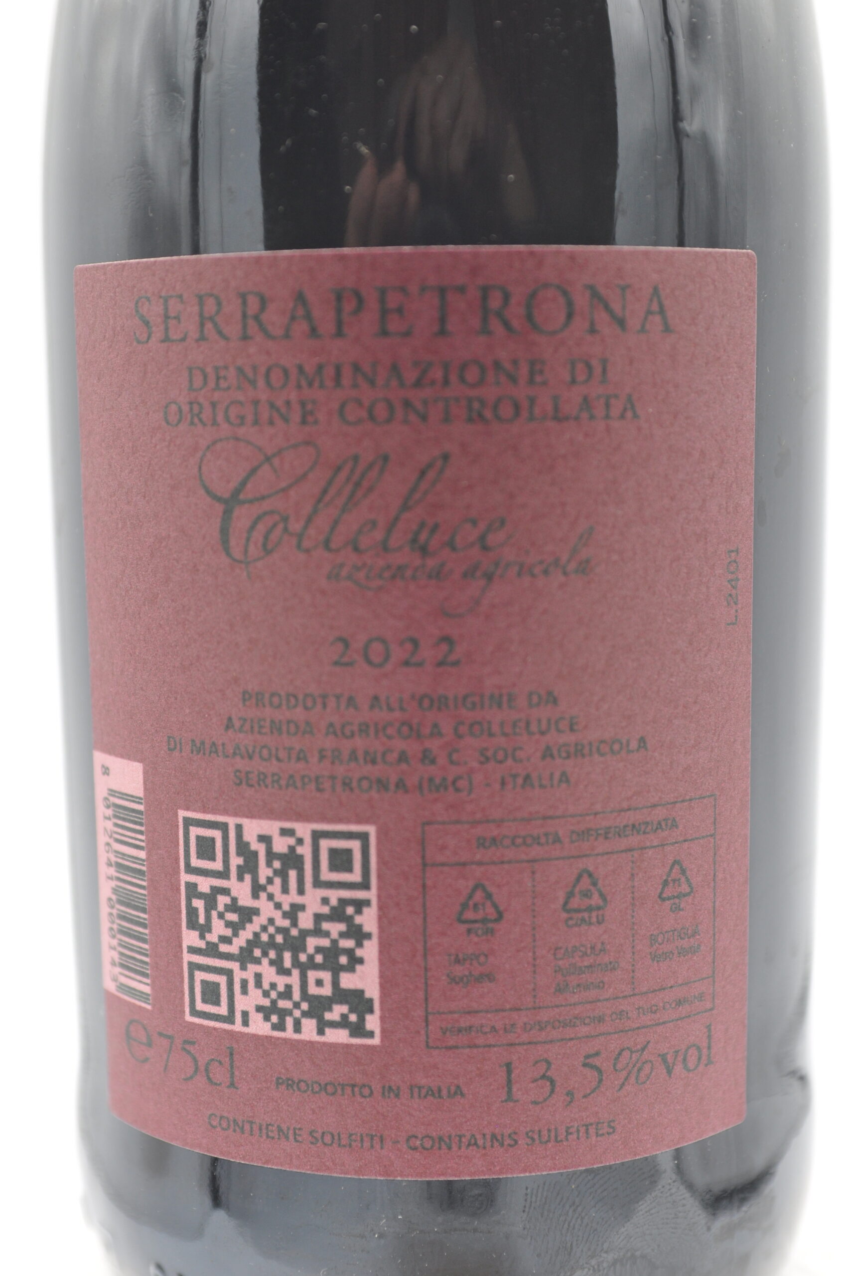 Serrapetrona DOC 'Brecce Rosse' 2015 Azienda Agricola Colleluce - immagine 2