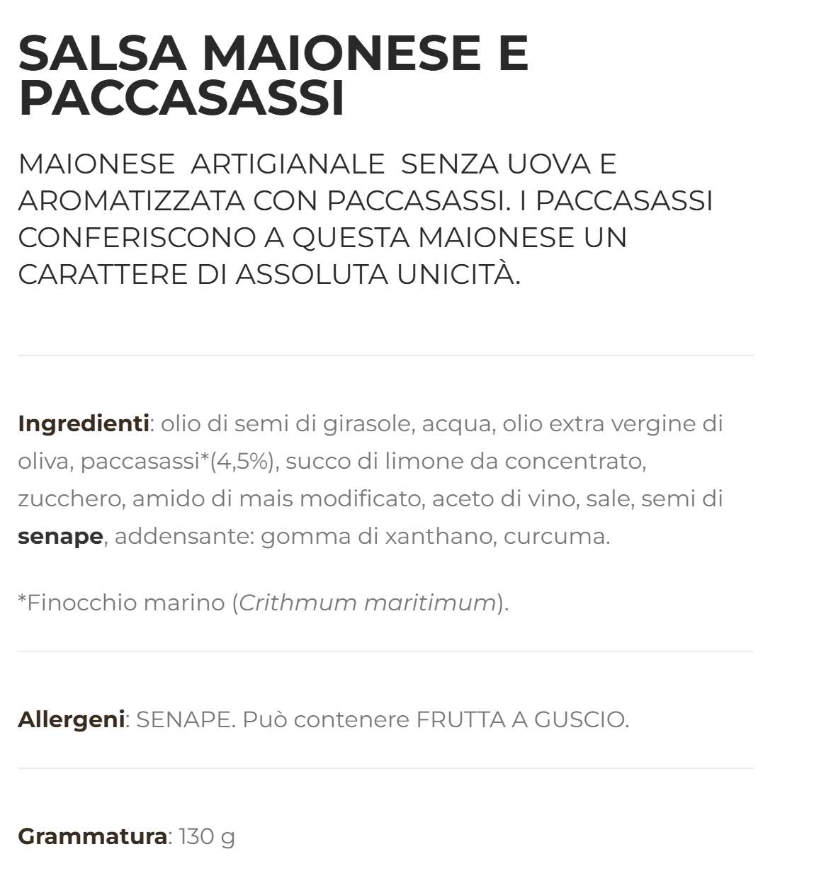 Salsa Maionese e Paccasassi del Conero - Rinci - immagine 2