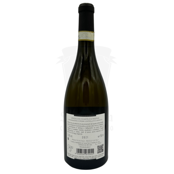 Bottiglia di Brondoleto Verdicchio di Matelica Riserva DOCG 2021 della Tenuta Piano di Rustano
