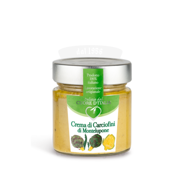 Vasetto Crema di Carciofini di Montelupone Cuore d’Italia – lavorazione artigianale e ingredienti naturali