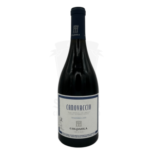 Bottiglia di Canovaccio 2020 Merlot rosso Tenuta Colpaola