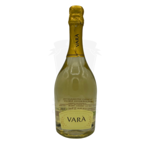 Bottiglia di Varà Passerina Spumante Brut Metodo Martinotti biologico