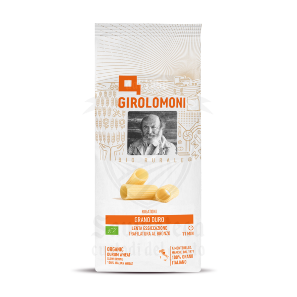 Confezione Rigatoni di grano duro biologici Girolomoni – trafilatura ruvida