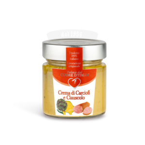 Vasetto Crema di Carciofi e Ciauscolo Cuore d’Italia – prodotto artigianale tipico marchigiano