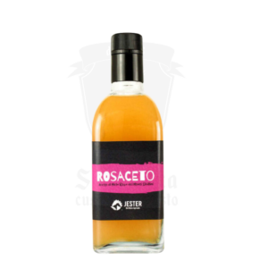 Bottiglia Aceto di Mela Rosa dei Sibillini – fermentazione naturale artigianale