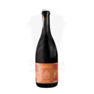 Bottiglia Lastesa – Birra Hoppy Saison artigianale Jester – sabbia e colori caldi