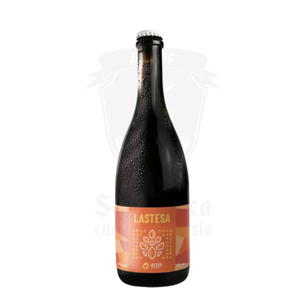 Bottiglia Lastesa – Birra Hoppy Saison artigianale Jester – sabbia e colori caldi