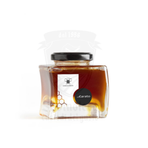 Vasetto di miele Il Carato – Giorgio Poeta – Miele di acacia affinato in barrique da 250g