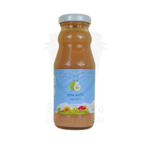 Succo di pera biologico Favole di Frutta in bottiglia di vetro da 200 ml