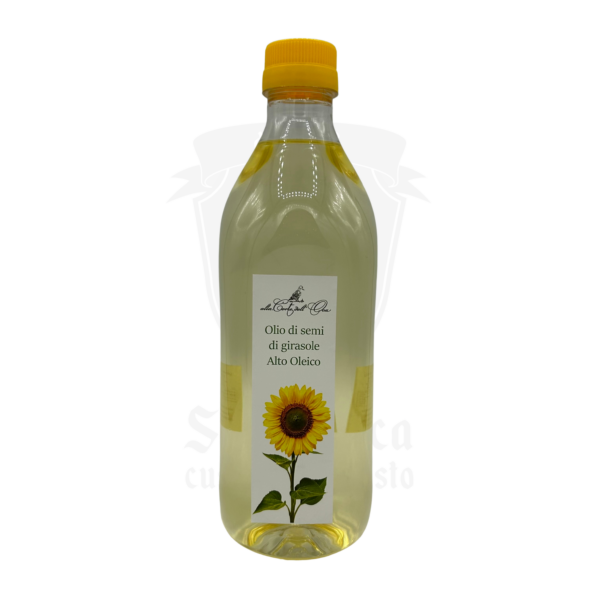Olio di semi di girasole - alto oleico Alla Corte dell’Oca, bottiglia da 1 litro