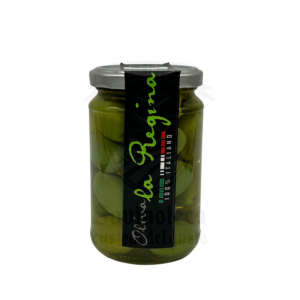 Barattolo di Olive La Regina intere, 100% italiane, grandi e carnose
